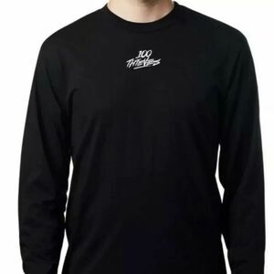 ✨100 Thieves Midnight Long Sleeve Black Sz Medium T-Shirt✨